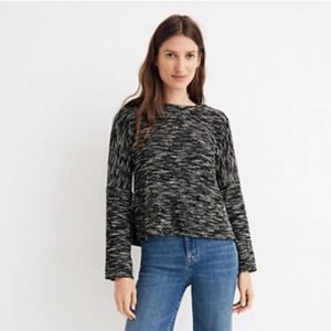 Madewell Button-Shoulder Wide-Sleeve Top Sweater NWT Size XL